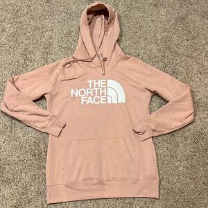 Light Pink North Face Hoodie (Size M)
